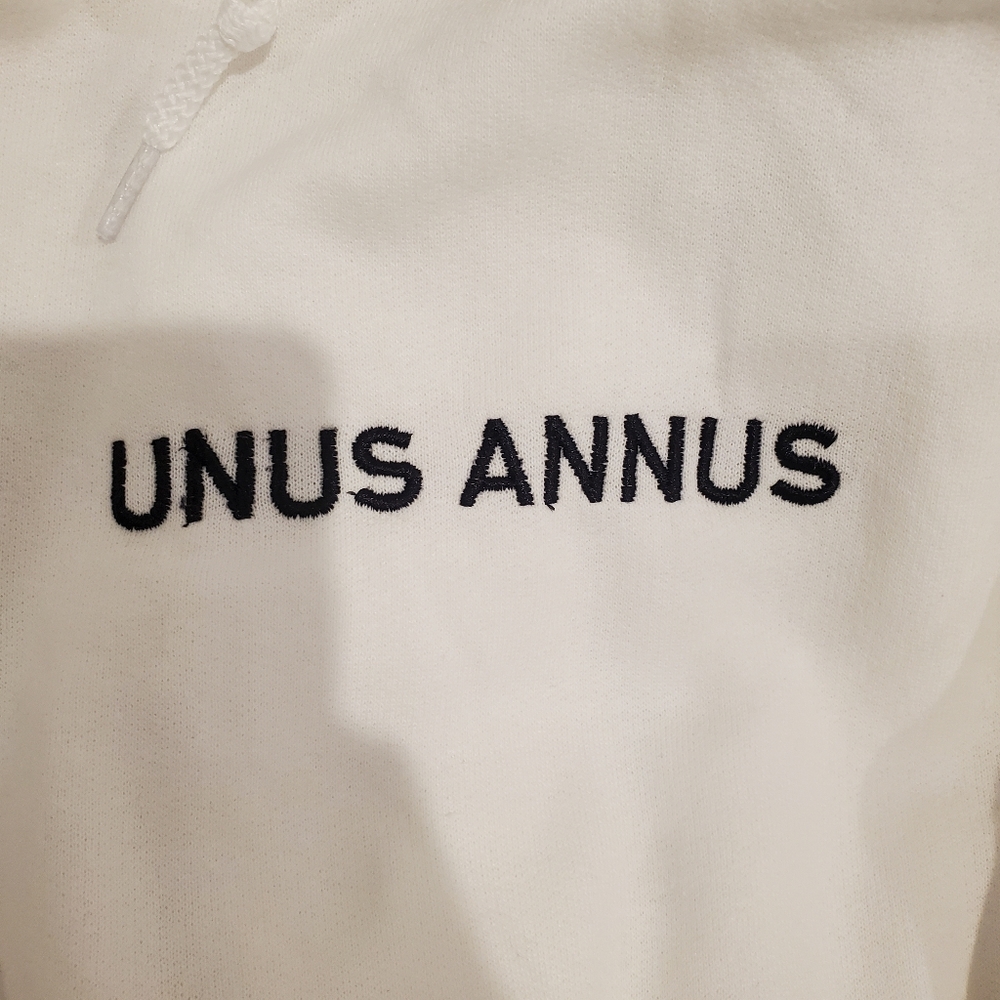 Unus Annus "The End" Hoodie in White NEW - Picture 6 of 7